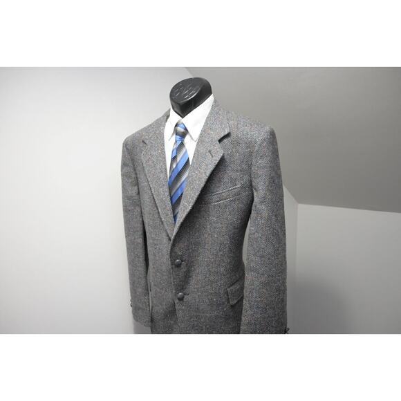 Kuppenheimer Tweed Vintage Wool Blazer Sports Jacket MADE IN USA Mens Sz 44 L - Picture 1 of 12